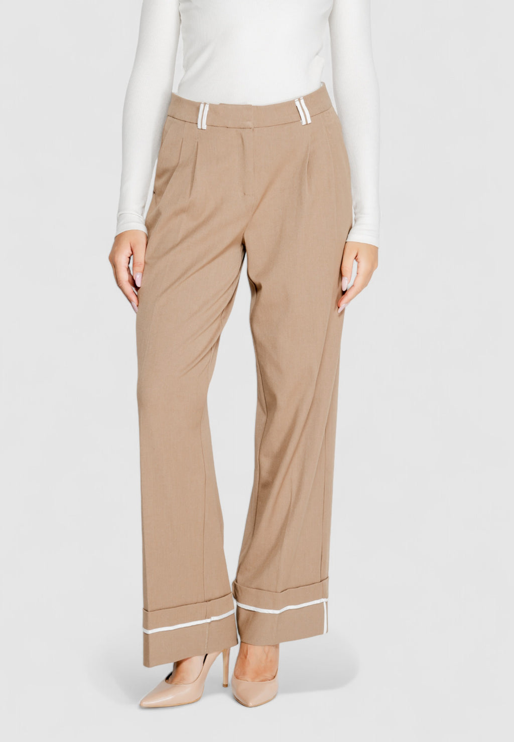 Pantaloni a palazzo Only Onlsulajma Life Mw Str Cont Cc Tlr