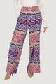 Pantaloni a palazzo Only ONLALMA LIFE POLY PALAZZO PANT AOP PTM