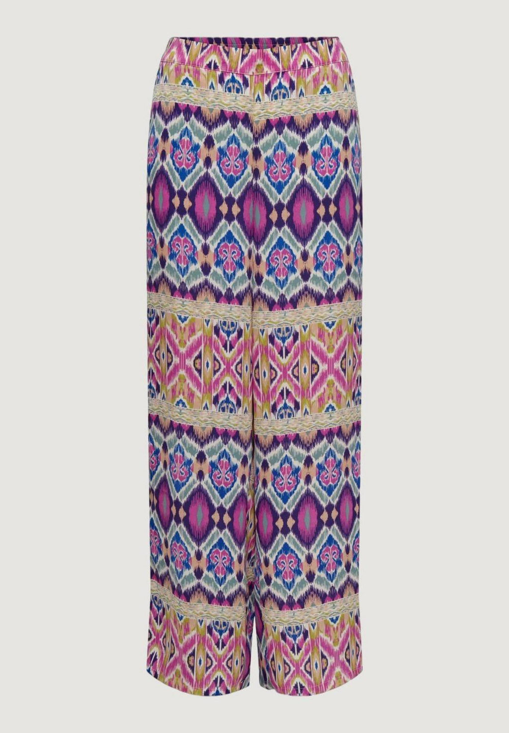 Pantaloni a palazzo Only ONLALMA LIFE POLY PALAZZO PANT AOP PTM