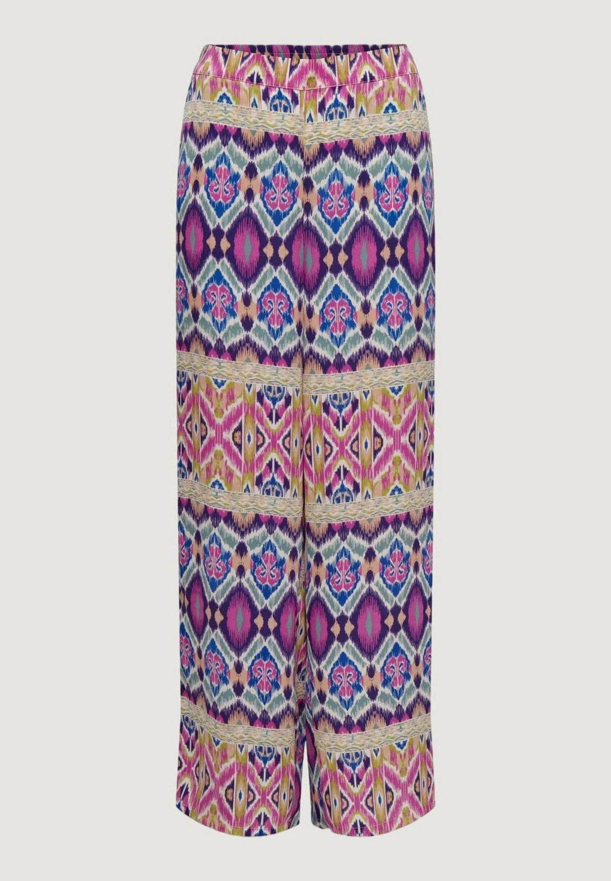Pantaloni a palazzo Only ONLALMA LIFE POLY PALAZZO PANT AOP PTM