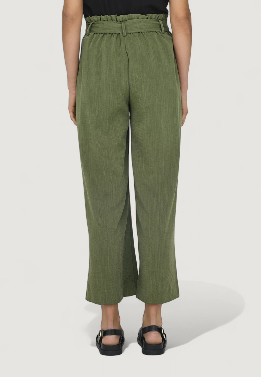 High waist trousers Only Onlmarsa Solid Paperbag Wvn Noos