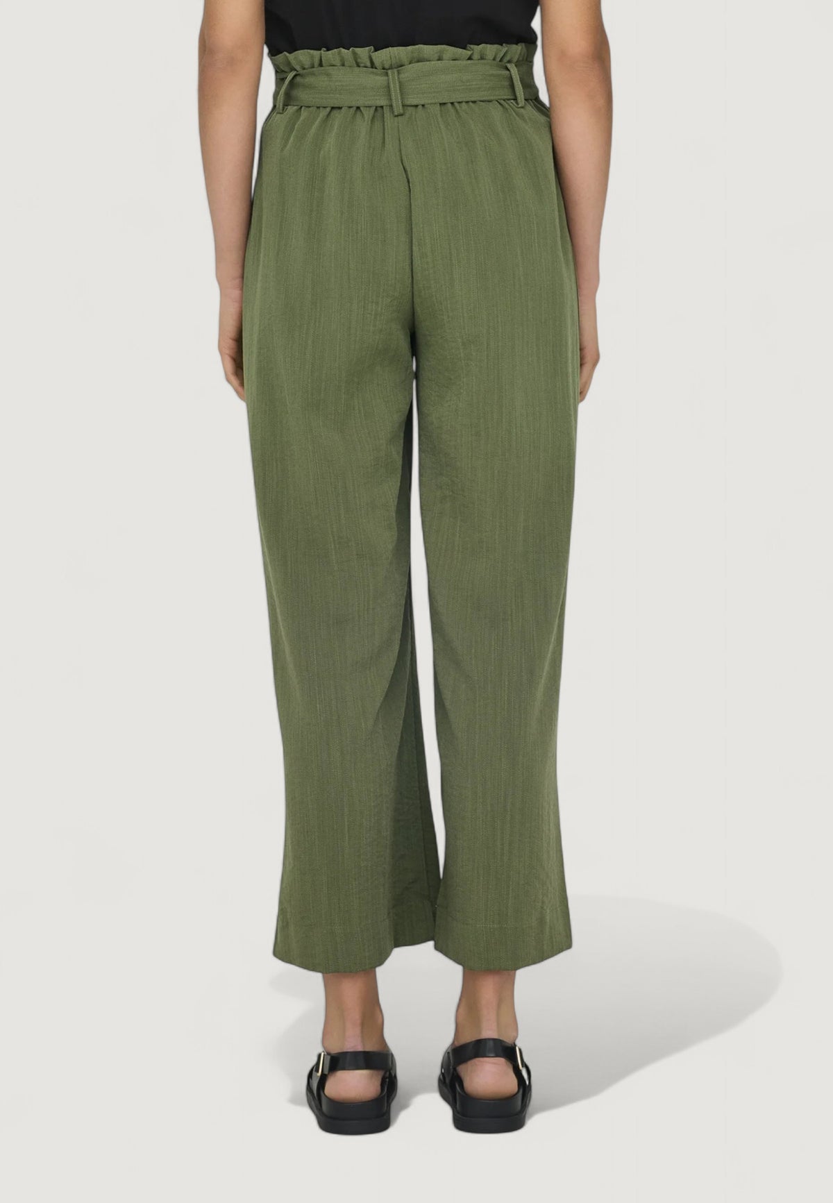 Pantaloni a palazzo Only Onlmarsa Solid Paperbag Wvn Noos
