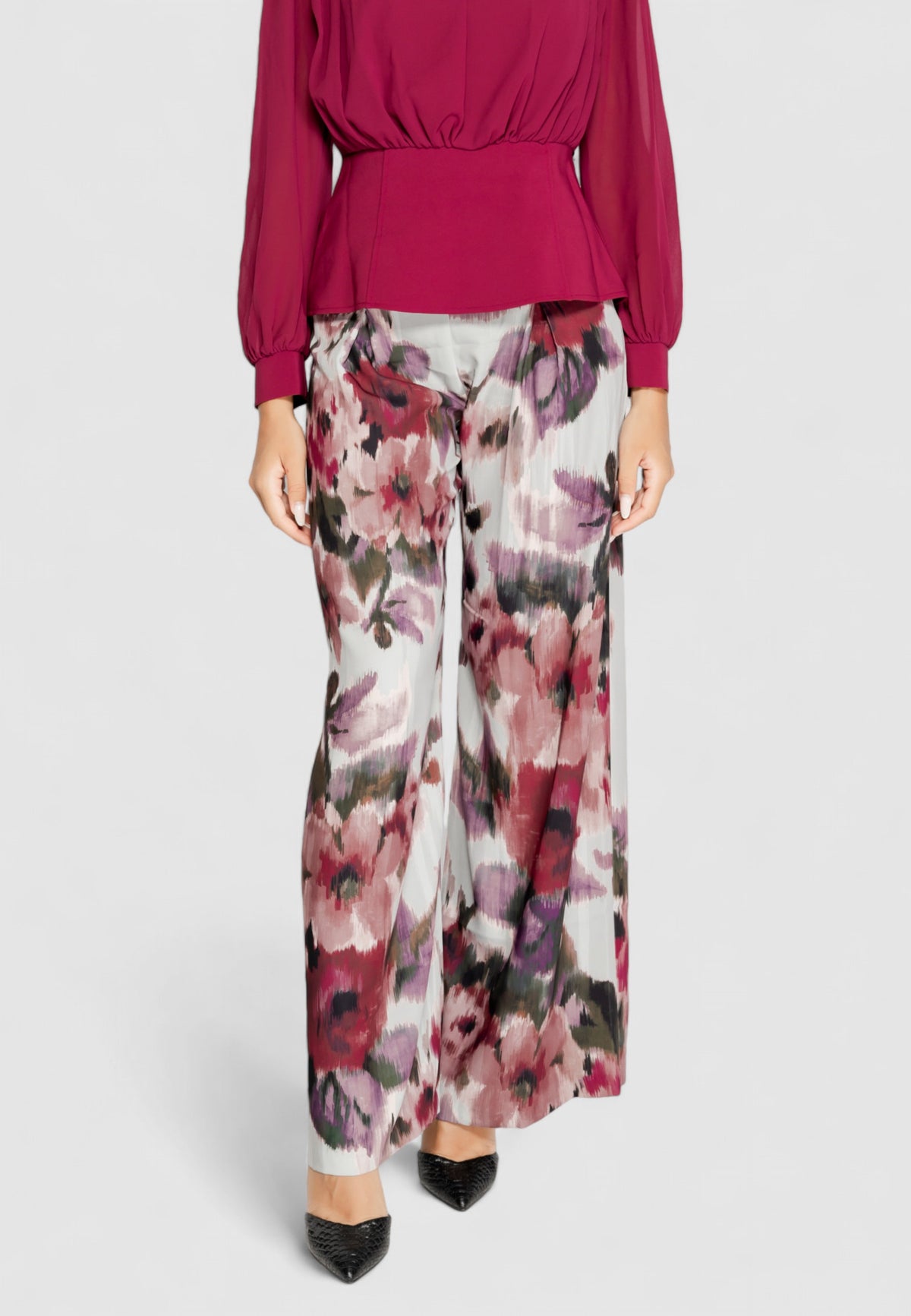 Pantaloni a palazzo Rinascimento CFC0119839003