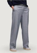 Pantaloni a palazzo Street One Straight Leg Herringbone