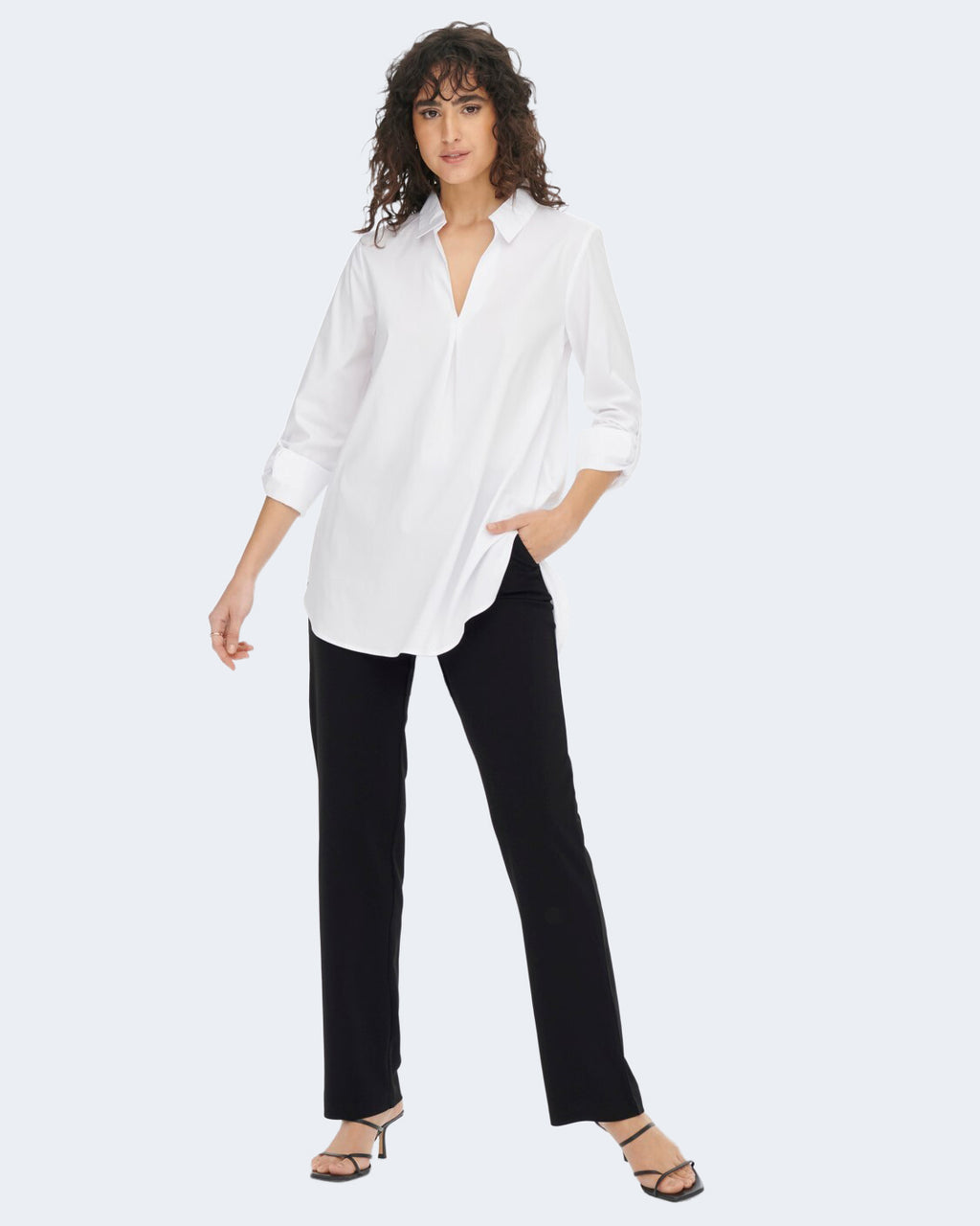 Pantaloni a sigaretta Jacqueline de Yong JDYGEGGO STRAIGHT JRS NOOS