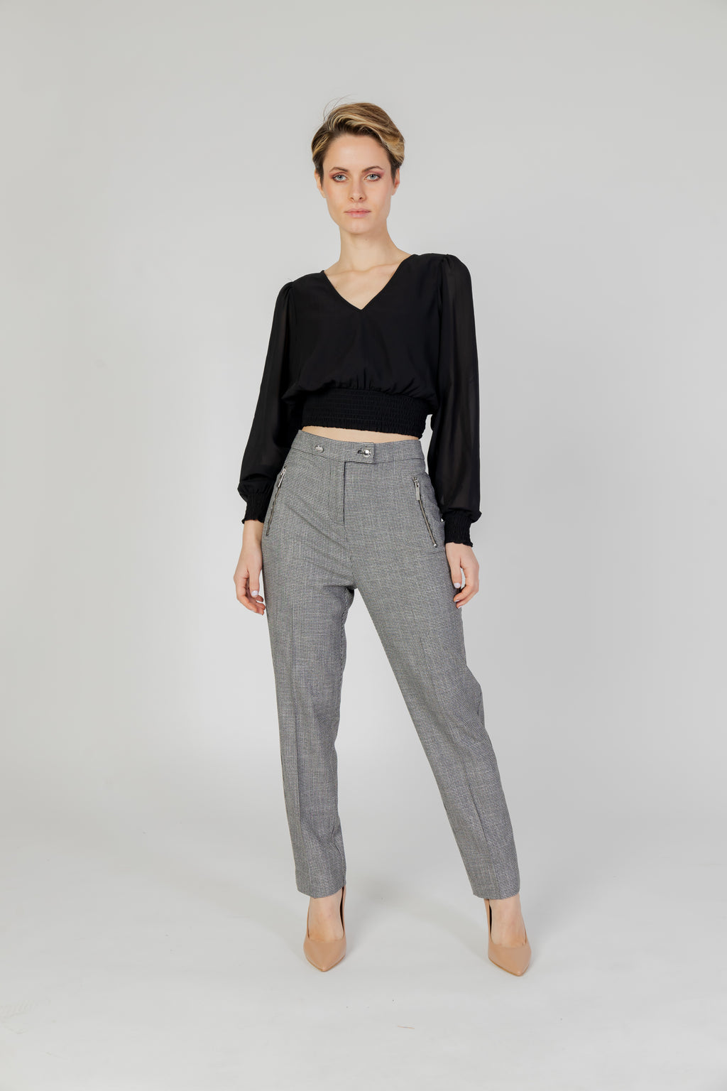 Pantaloni a sigaretta Morgan De Toi 241-PJUNE.F