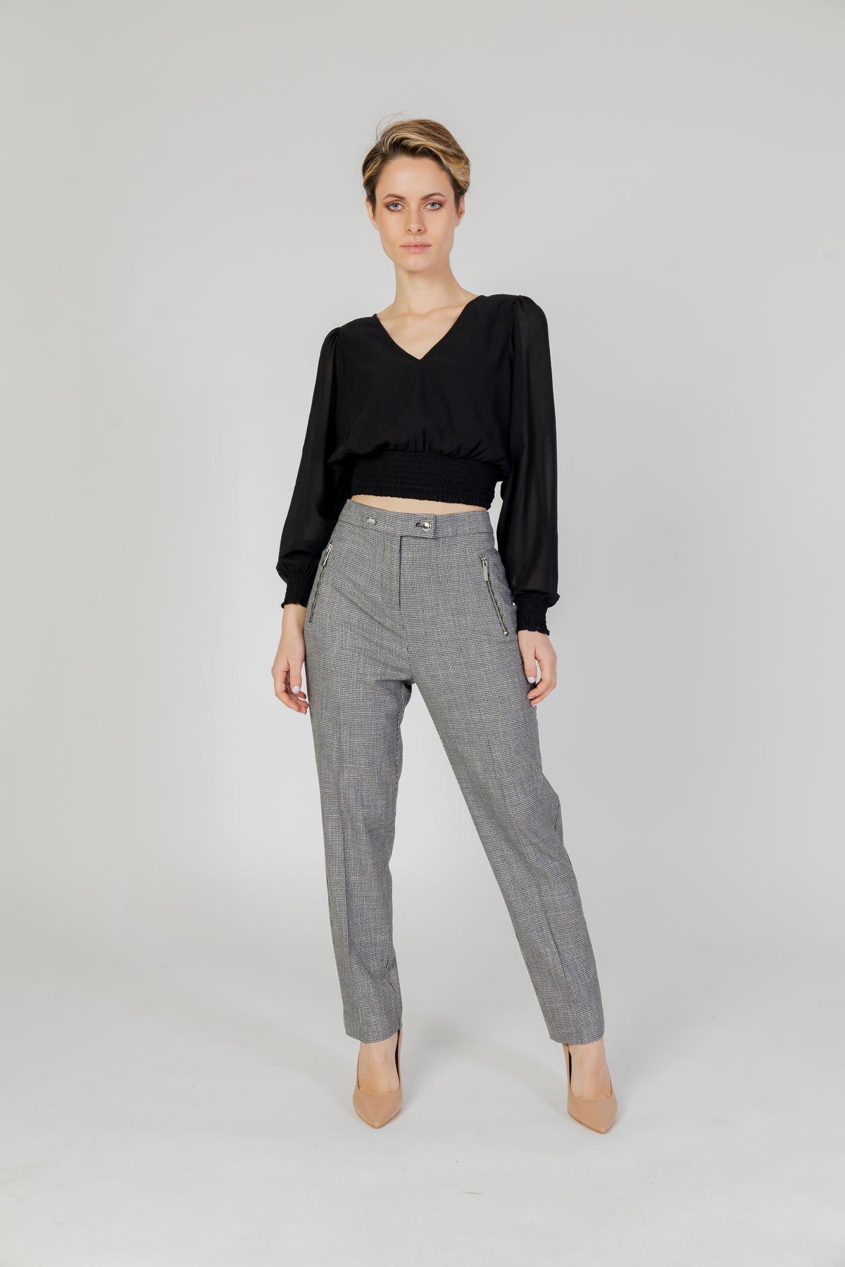 Pantaloni a sigaretta Morgan De Toi 241-PJUNE.F