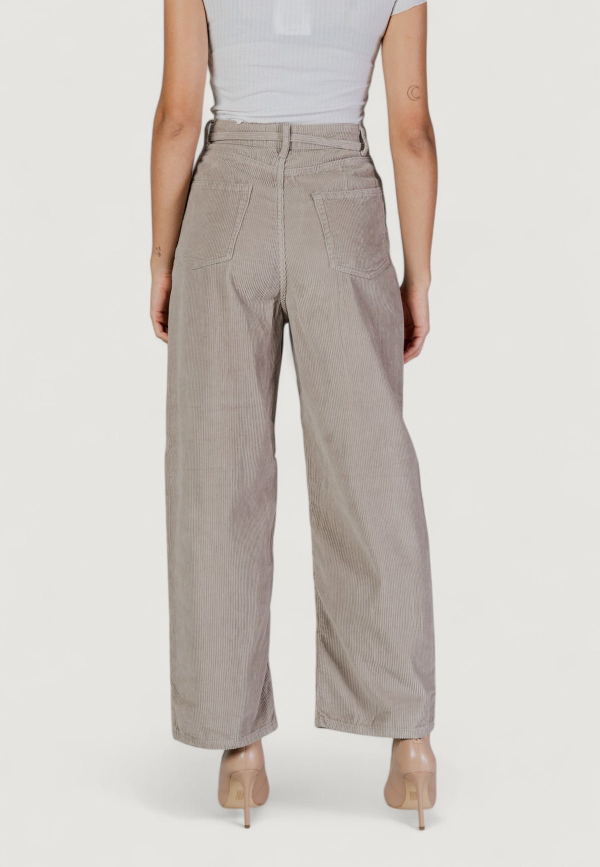 Pantaloni Only ONLBLEECKER MW BELT LOOSE CORD PANT PN