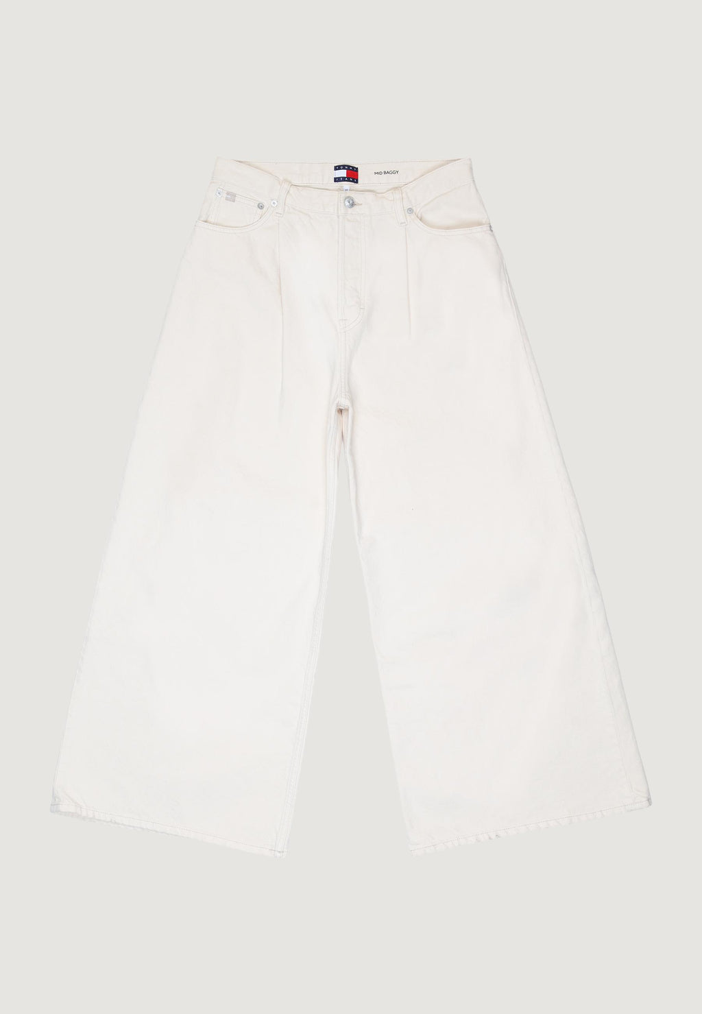 Pantaloni Tommy Hilfiger Jeans MID RISE BAGGY PLEAT