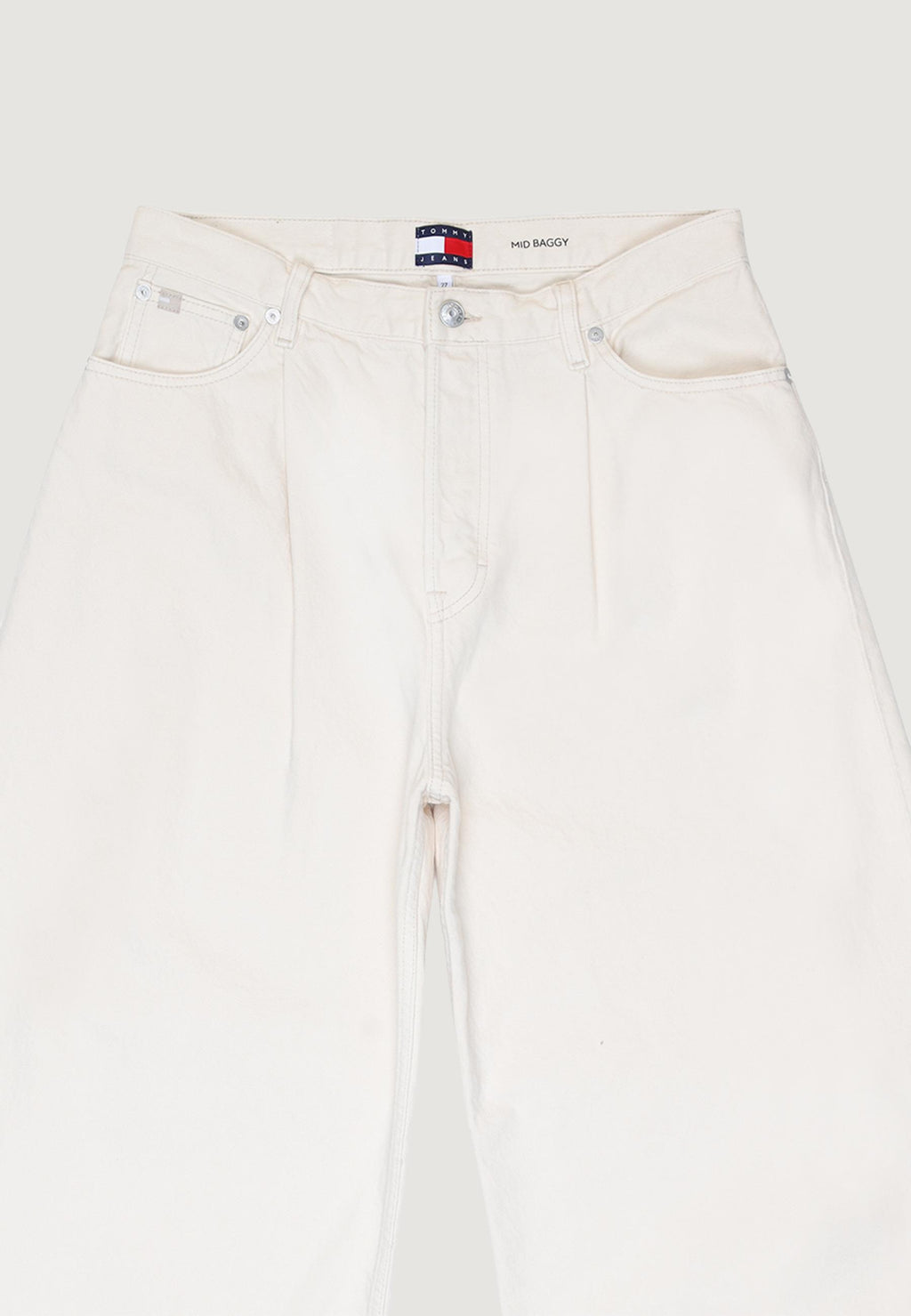 Pantaloni Tommy Hilfiger Jeans MID RISE BAGGY PLEAT