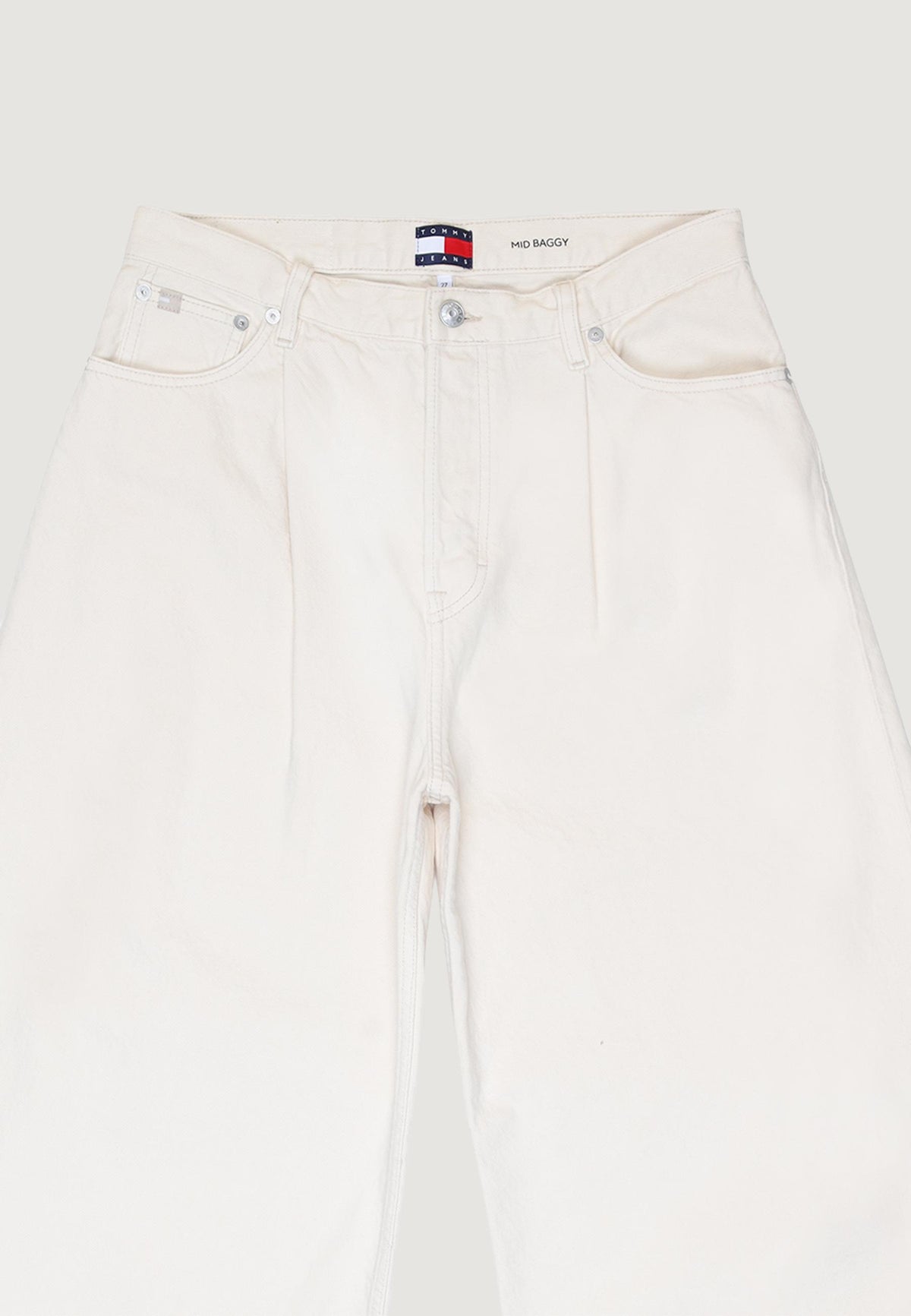 Pantaloni Tommy Hilfiger Jeans MID RISE BAGGY PLEAT