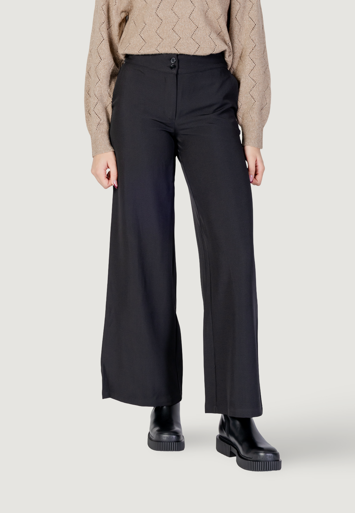 Pantaloni bootcut Jacqueline de Yong Jdydora Hw Wide Pant Tlr