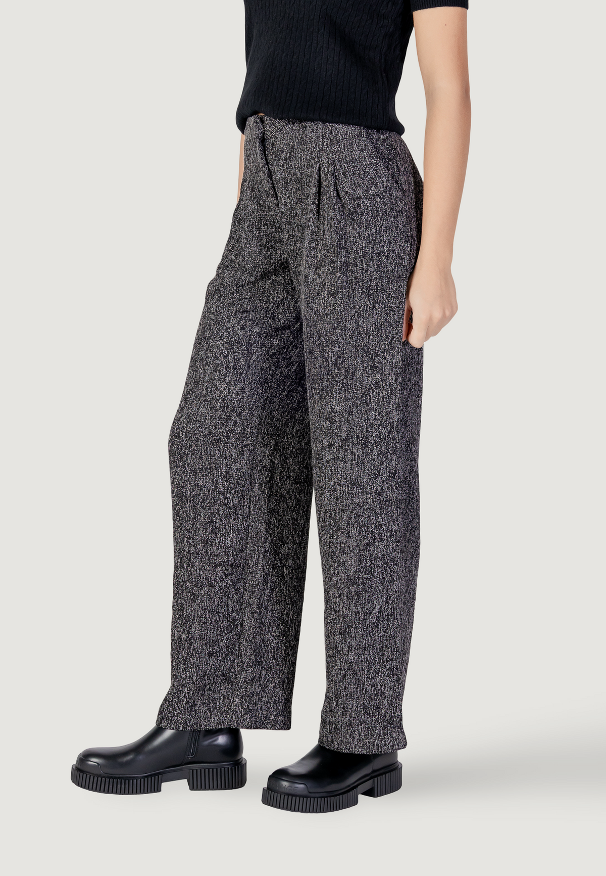 Pantaloni bootcut Jacqueline de Yong Jdyfrancesca Hw Wide Pant Tlr