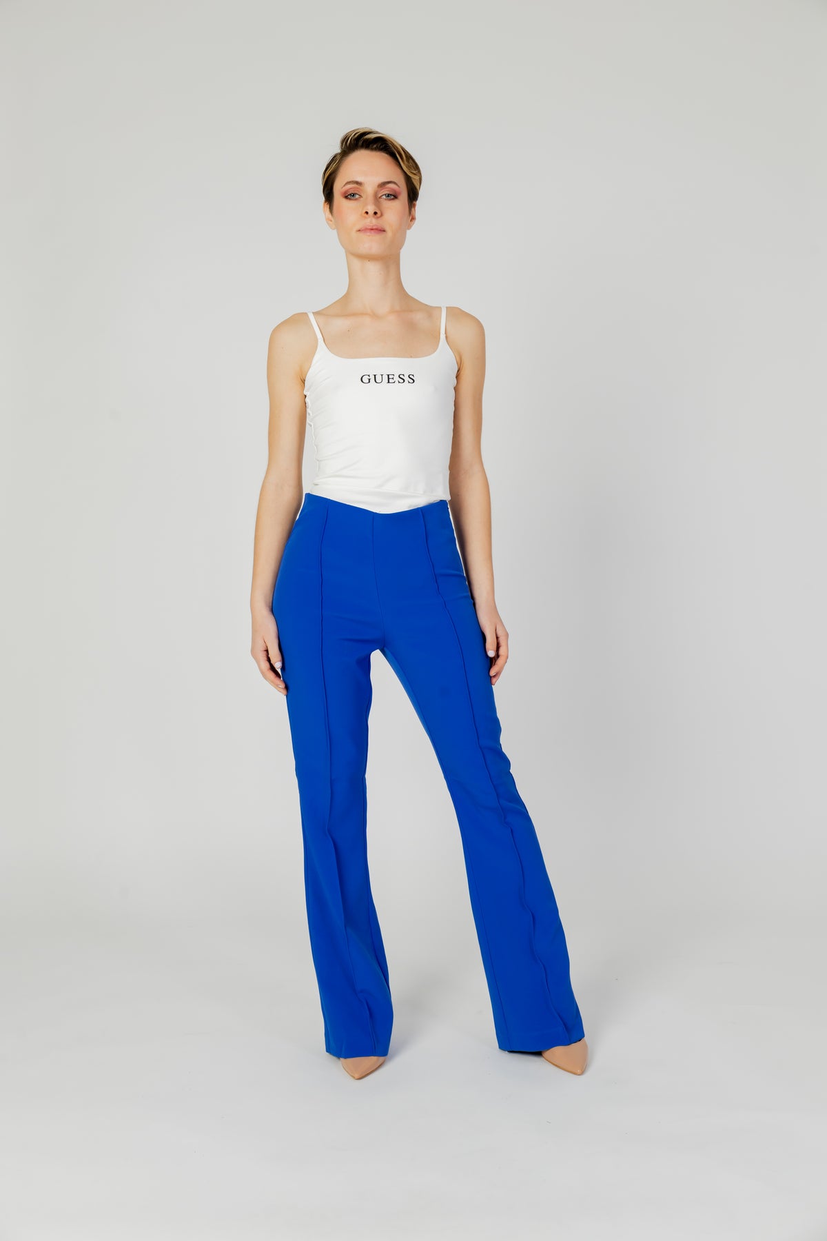 Pantaloni bootcut Only Onlastrid Life Hw Fla Pin Cc Tlr Rp