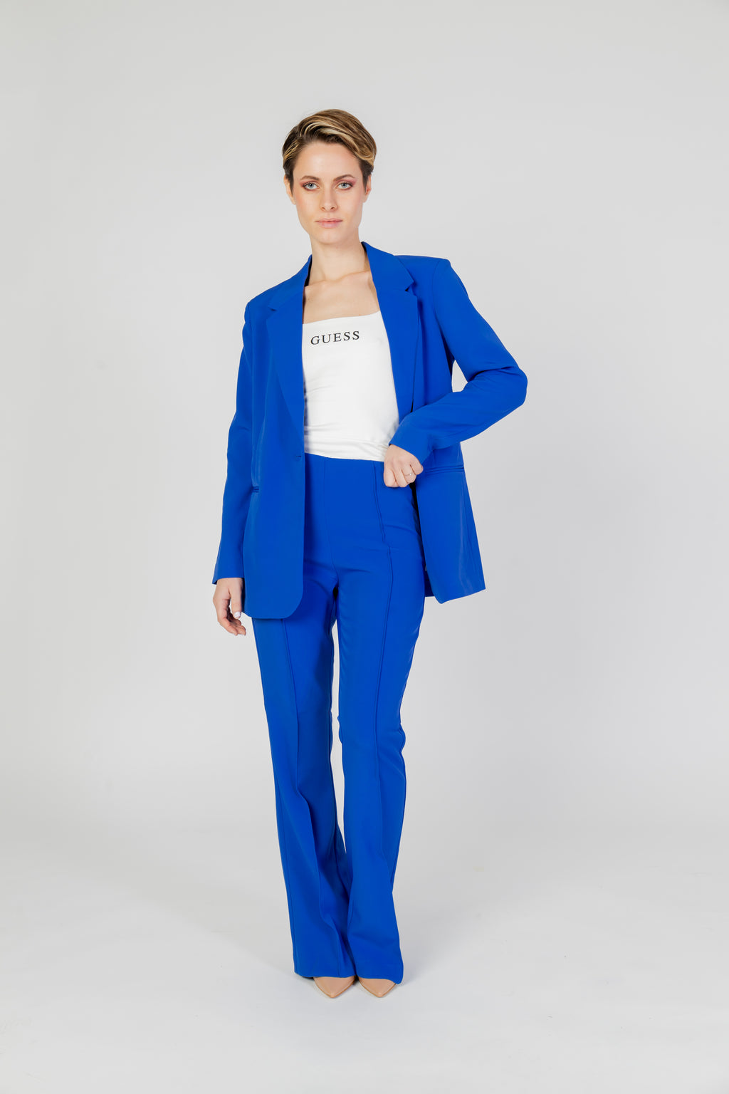Pantaloni bootcut Only Onlastrid Life Hw Fla Pin Cc Tlr Rp