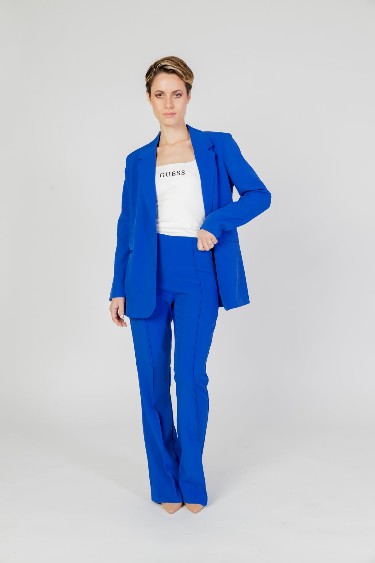 Pantaloni bootcut Only Onlastrid Life Hw Fla Pin Cc Tlr Rp