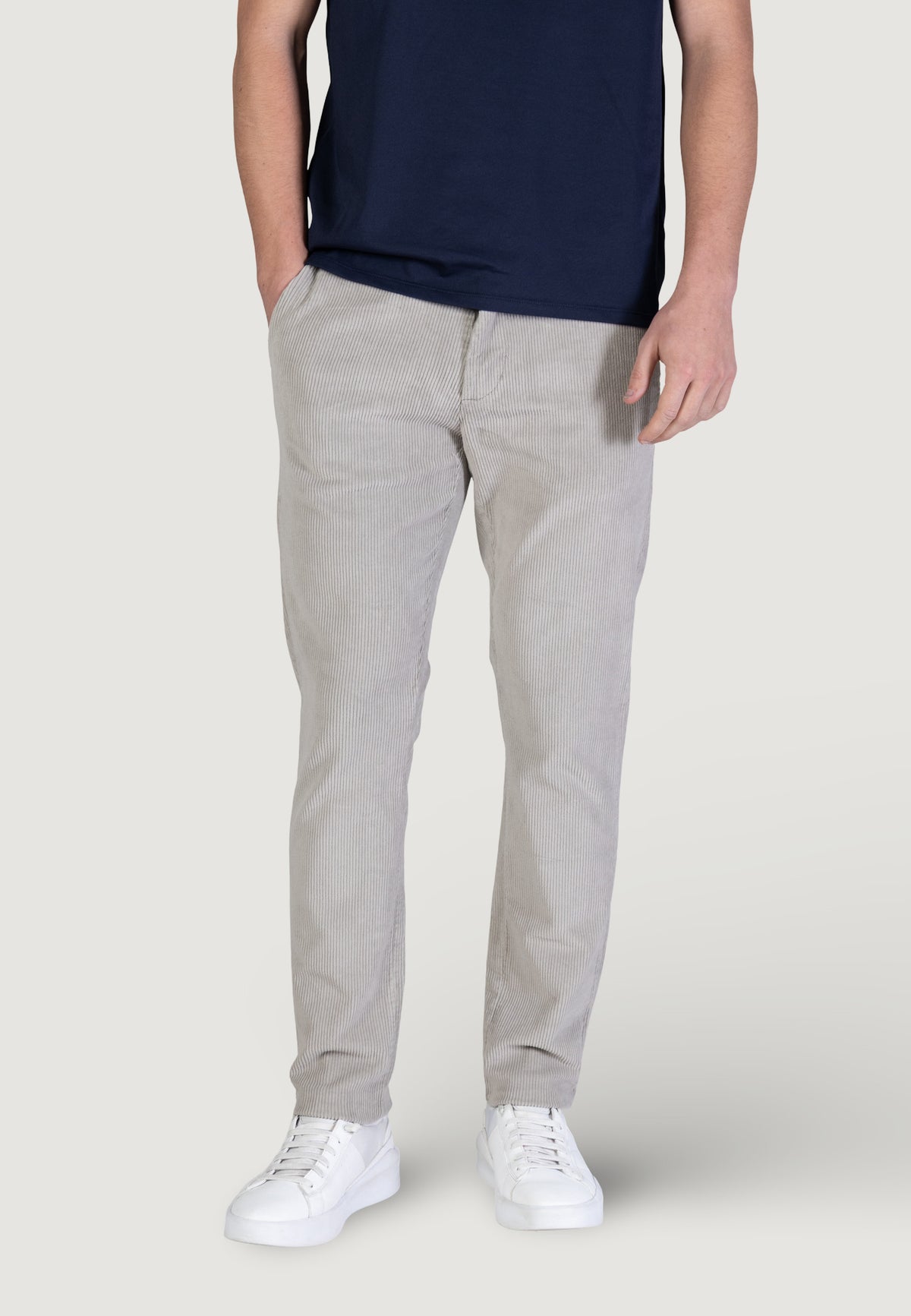 Pantaloni regular / comfort Borghese Velluto - Regular Fit