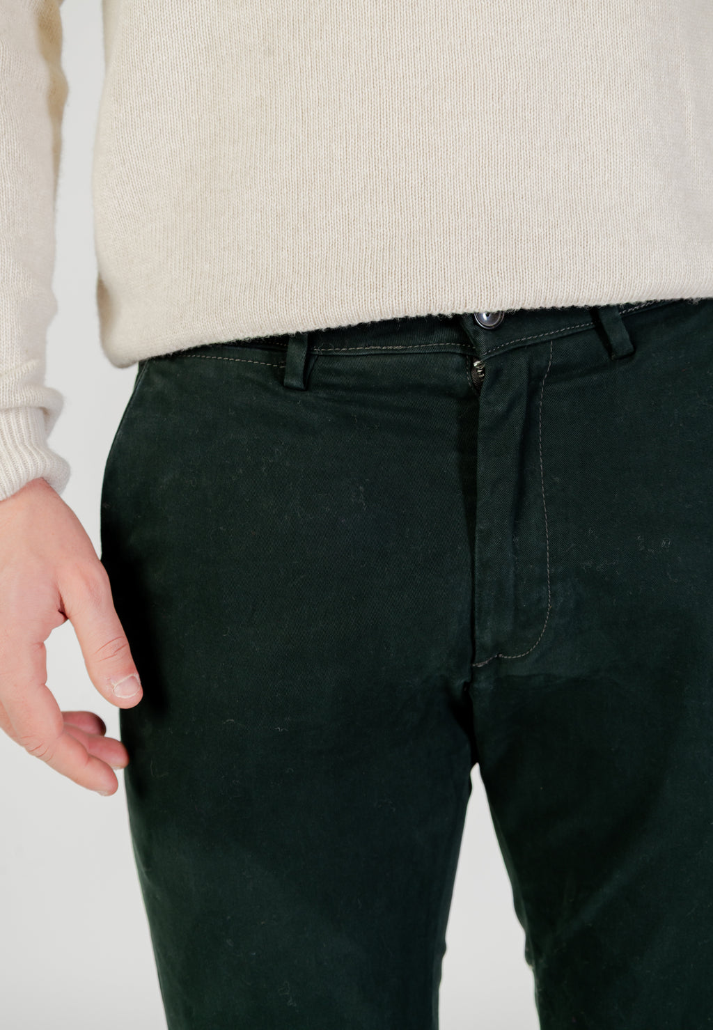 Pantaloni slim Borghese Chino - Slim Fit