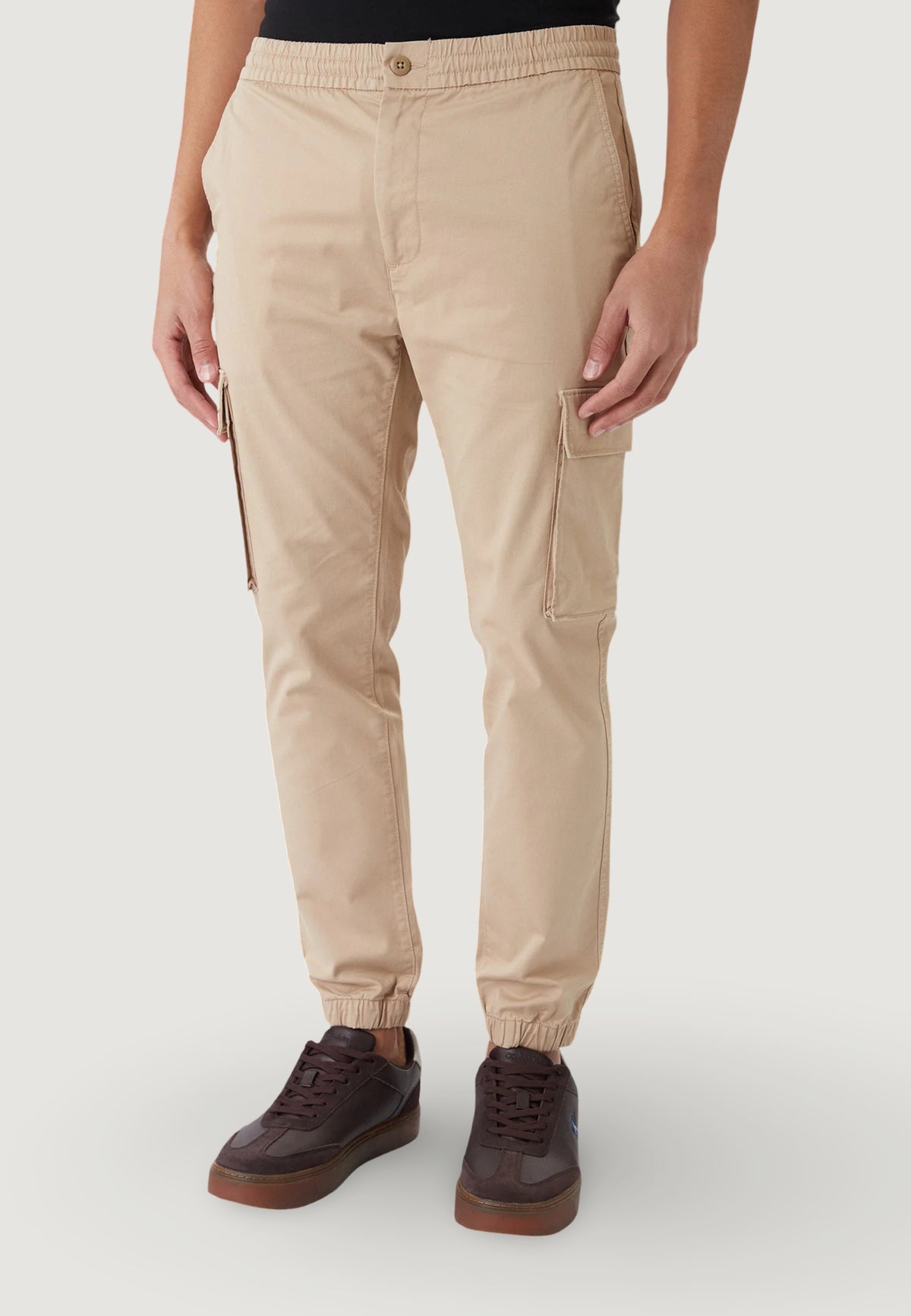 Pantaloni regular / comfort Calvin Klein Jeans SKINNY ELASTIC TWILL