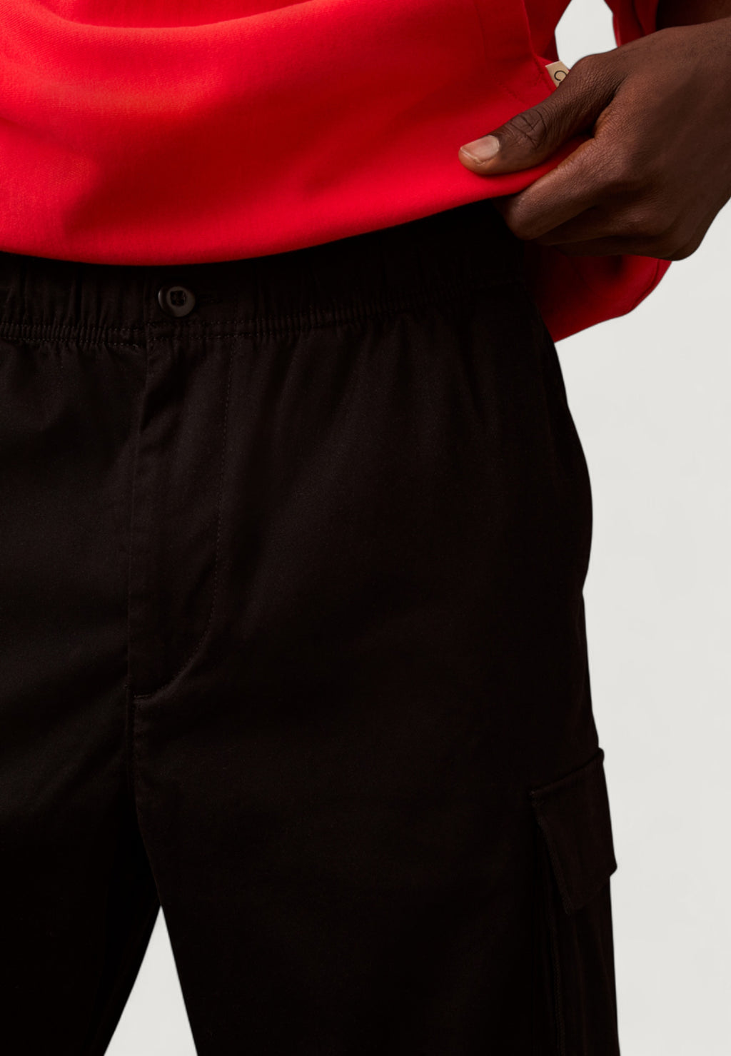 Trousers Calvin Klein Jeans COTTON PULL ON STRAI