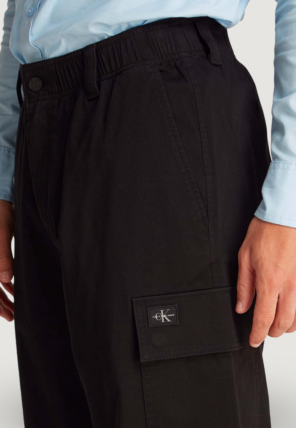 Pantaloni regular / comfort Calvin Klein Jeans REGULAR STRAIGHT CAR