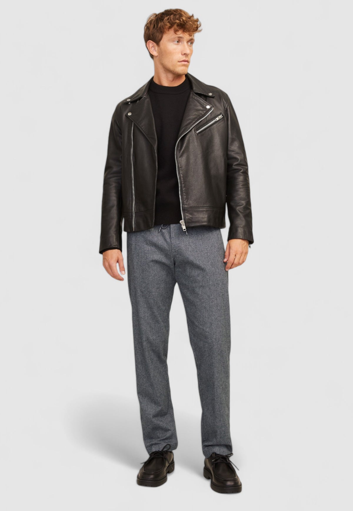 Pantaloni regular / comfort Jack Jones Jpstkane Jjherringbone