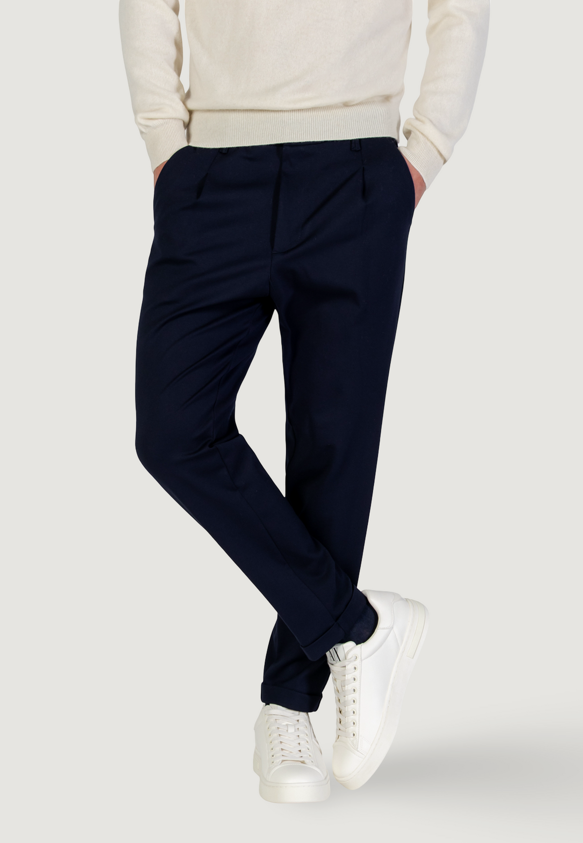 Pantaloni regular / comfort YOS PANTALONE PUNTO MIL