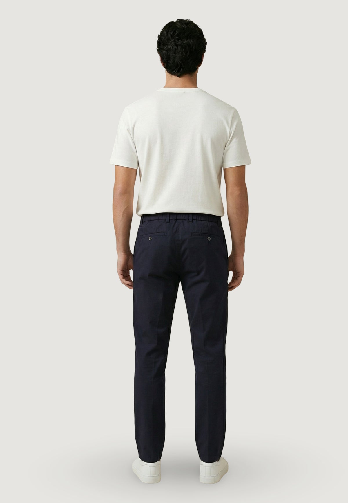 Pantaloni regular / comfort YOS PANTALONE REGULAR POPELINE