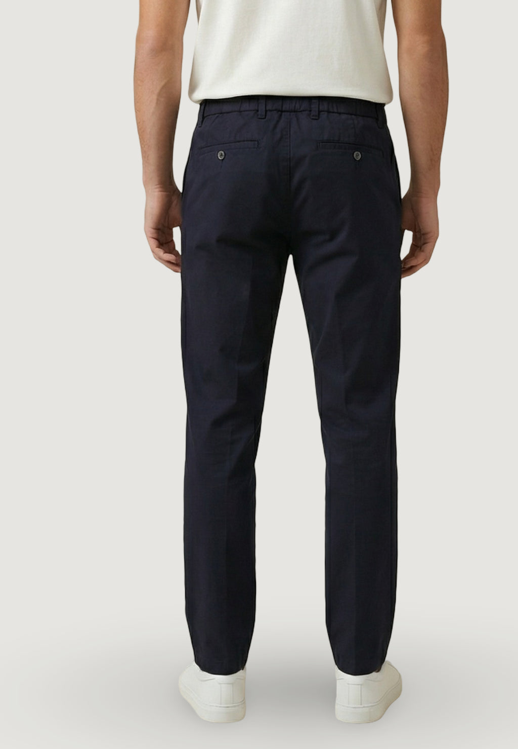 Pantaloni regular / comfort YOS PANTALONE REGULAR POPELINE