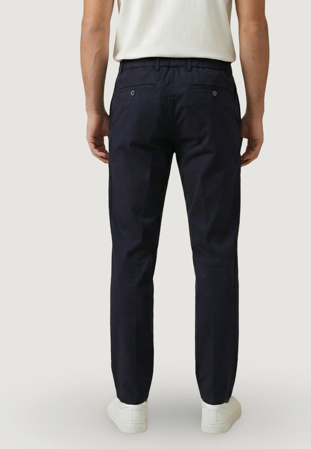 Pantaloni regular / comfort YOS PANTALONE REGULAR POPELINE