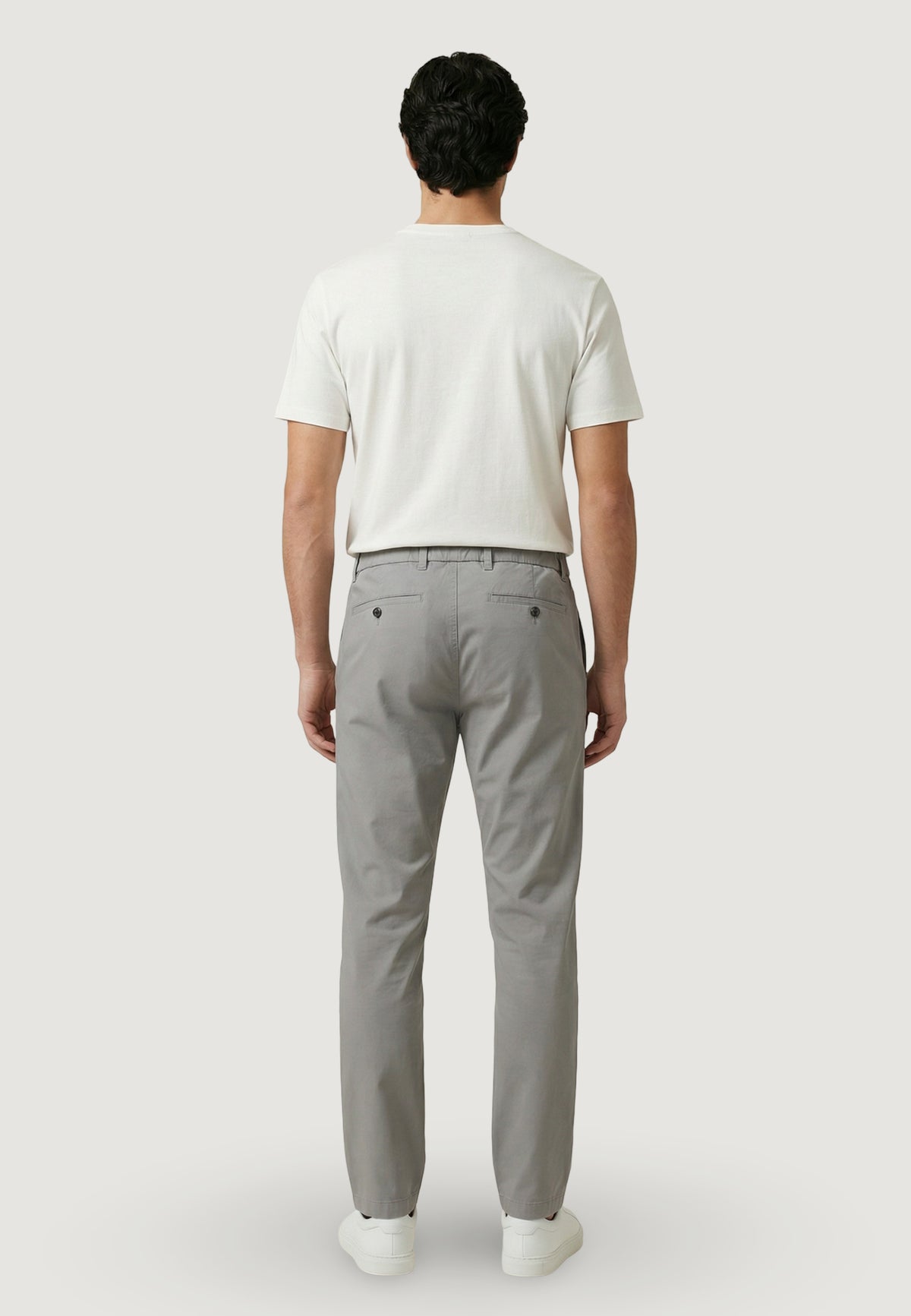 Pantaloni regular / comfort YOS PANTALONE REGULAR POPELINE
