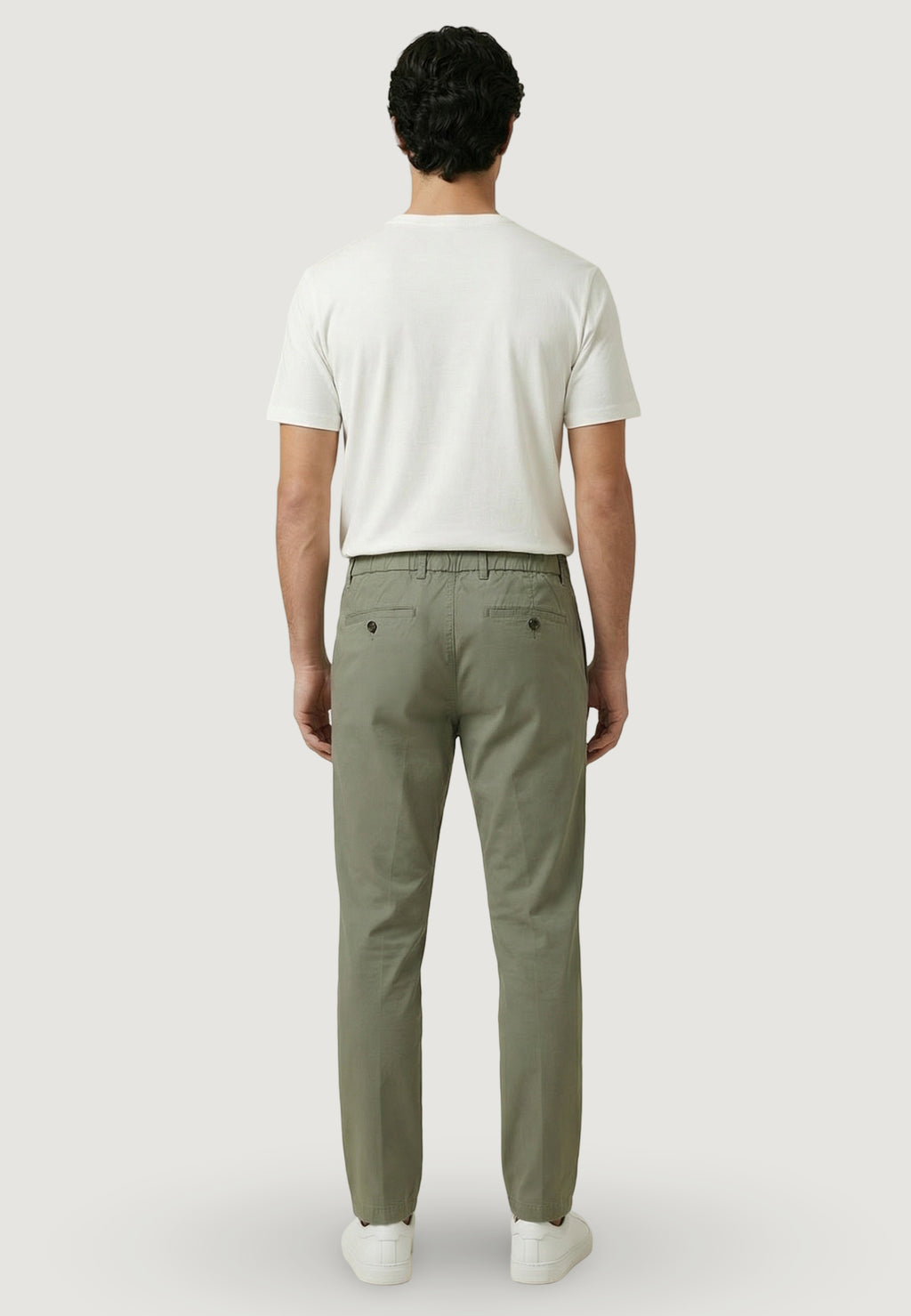 Trousers YOS PANTALONE REGULAR POPELINE