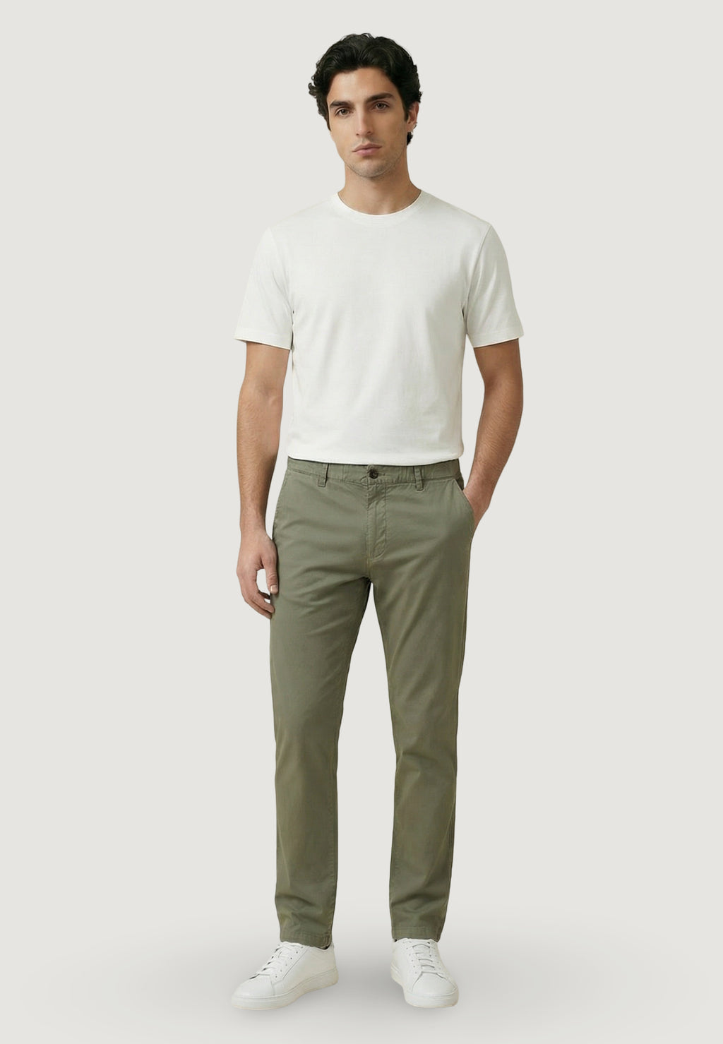 Trousers YOS PANTALONE REGULAR POPELINE