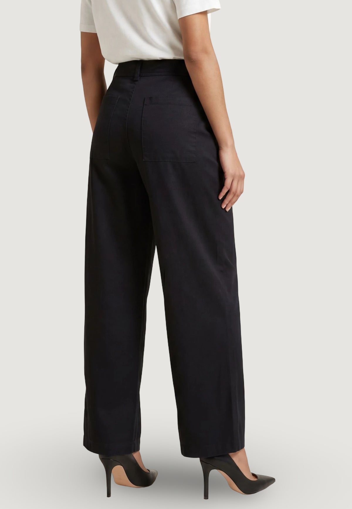 Pantaloni regular Jacqueline de Yong Jdyselma Hw Barrel Pant Pnt