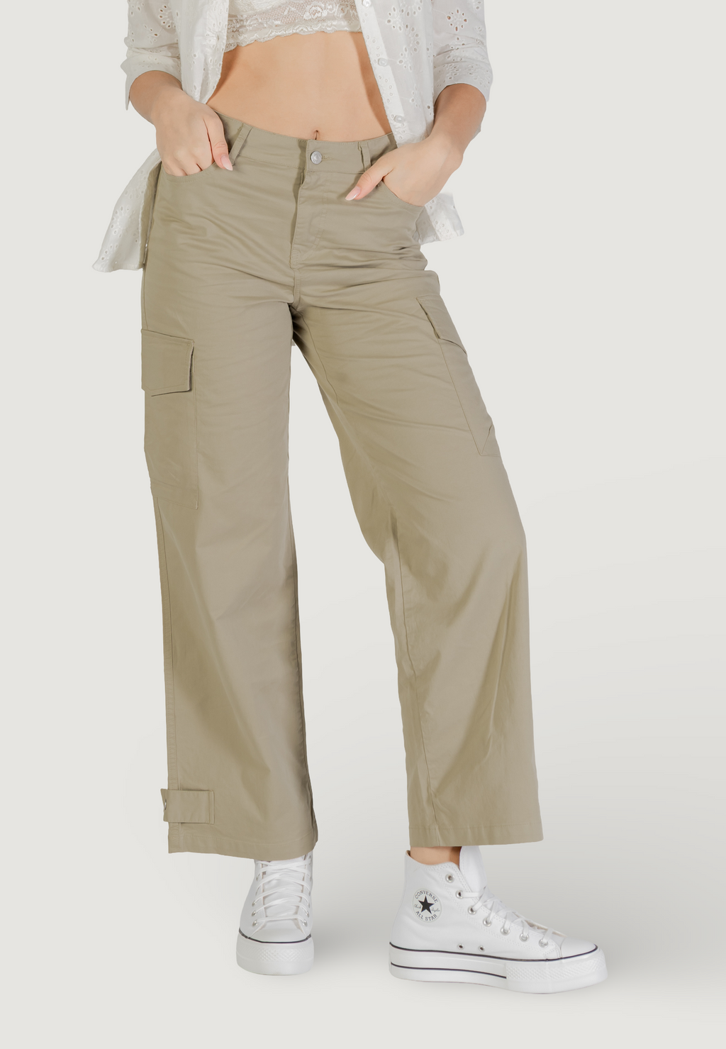 Regular trousers Only Onlliana Mw Wide Cargo Pnt