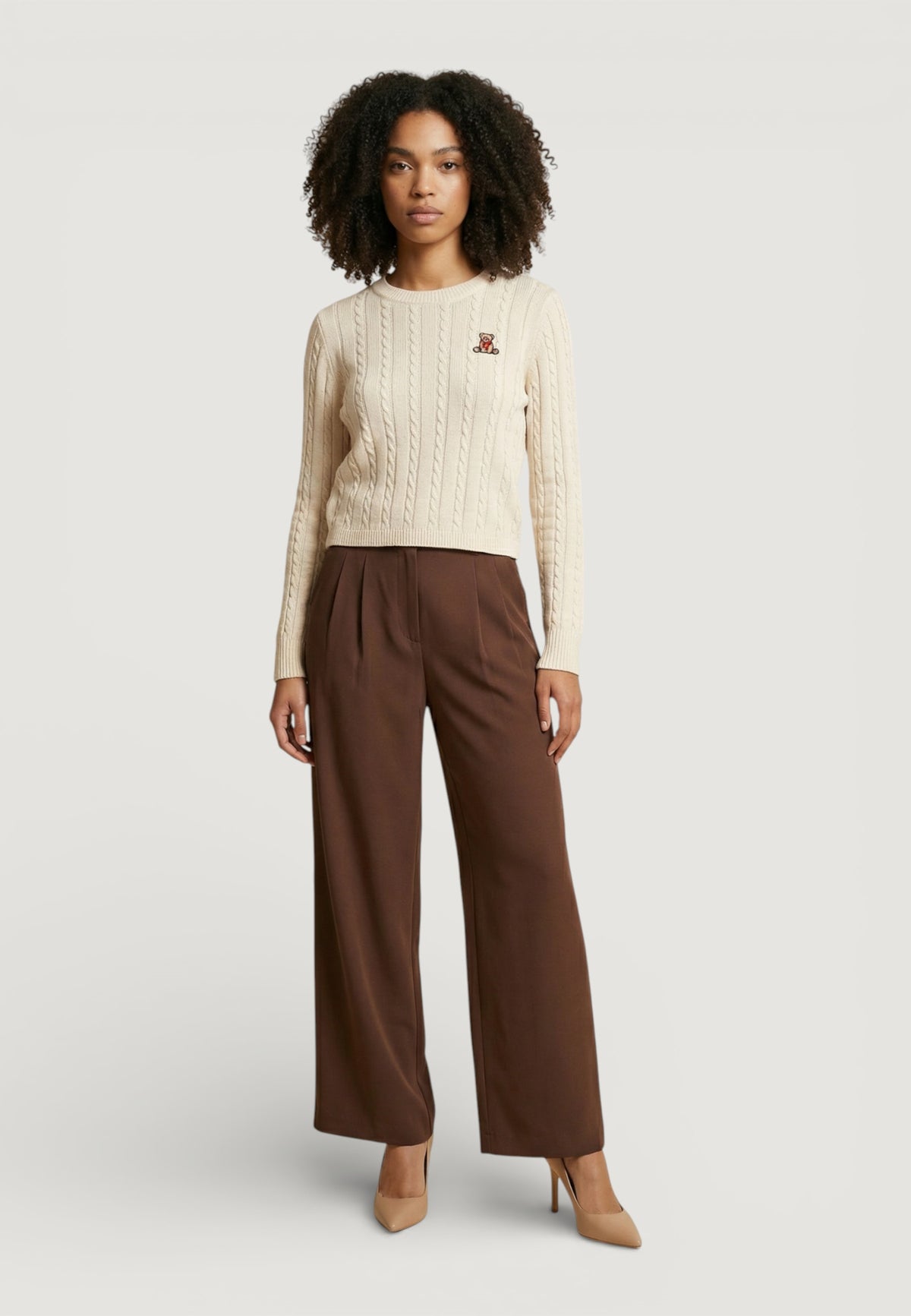 Regular trousers Only Onldove Life Hw Wide Cc Tlr