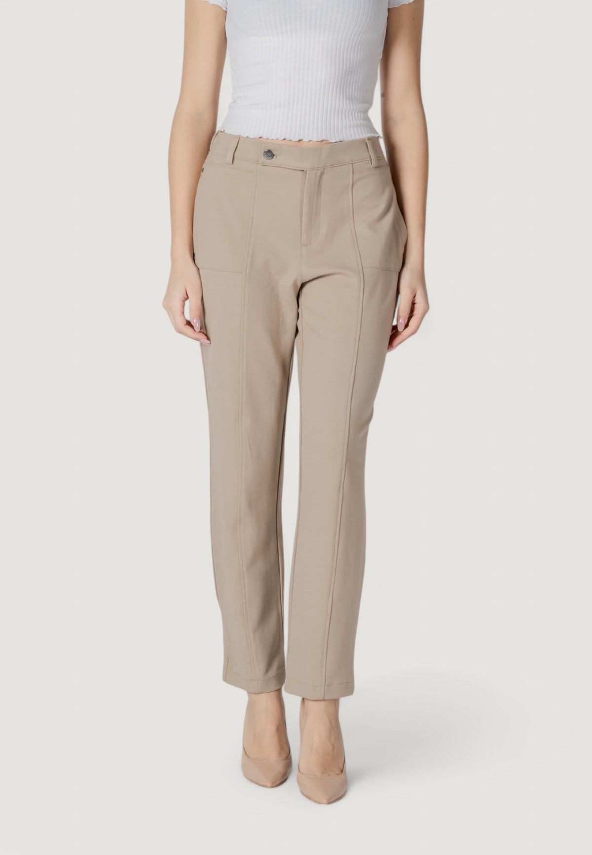Pantaloni regular Street One Tapered Leg Punto di Roma