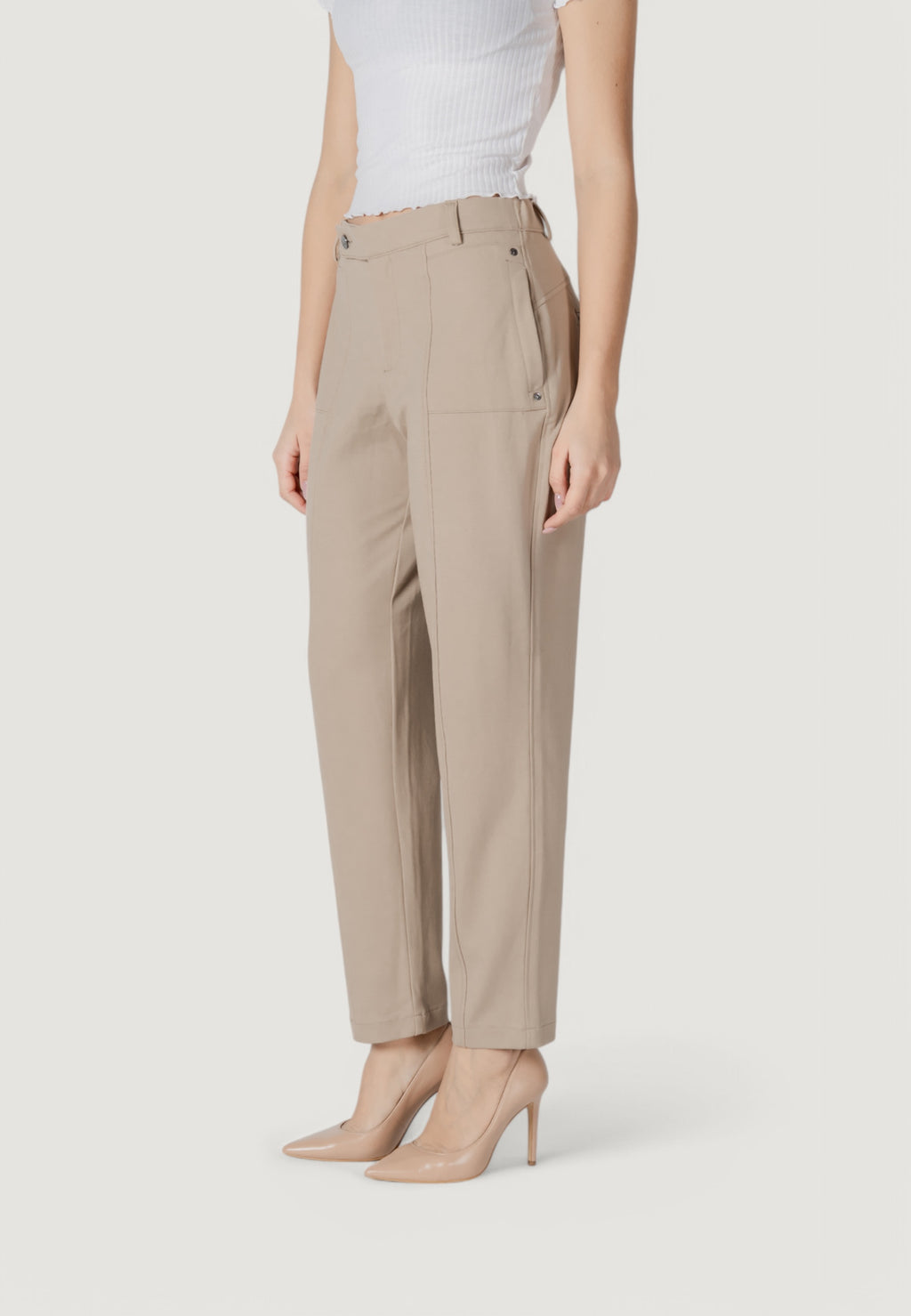 Pantaloni regular Street One Tapered Leg Punto di Roma