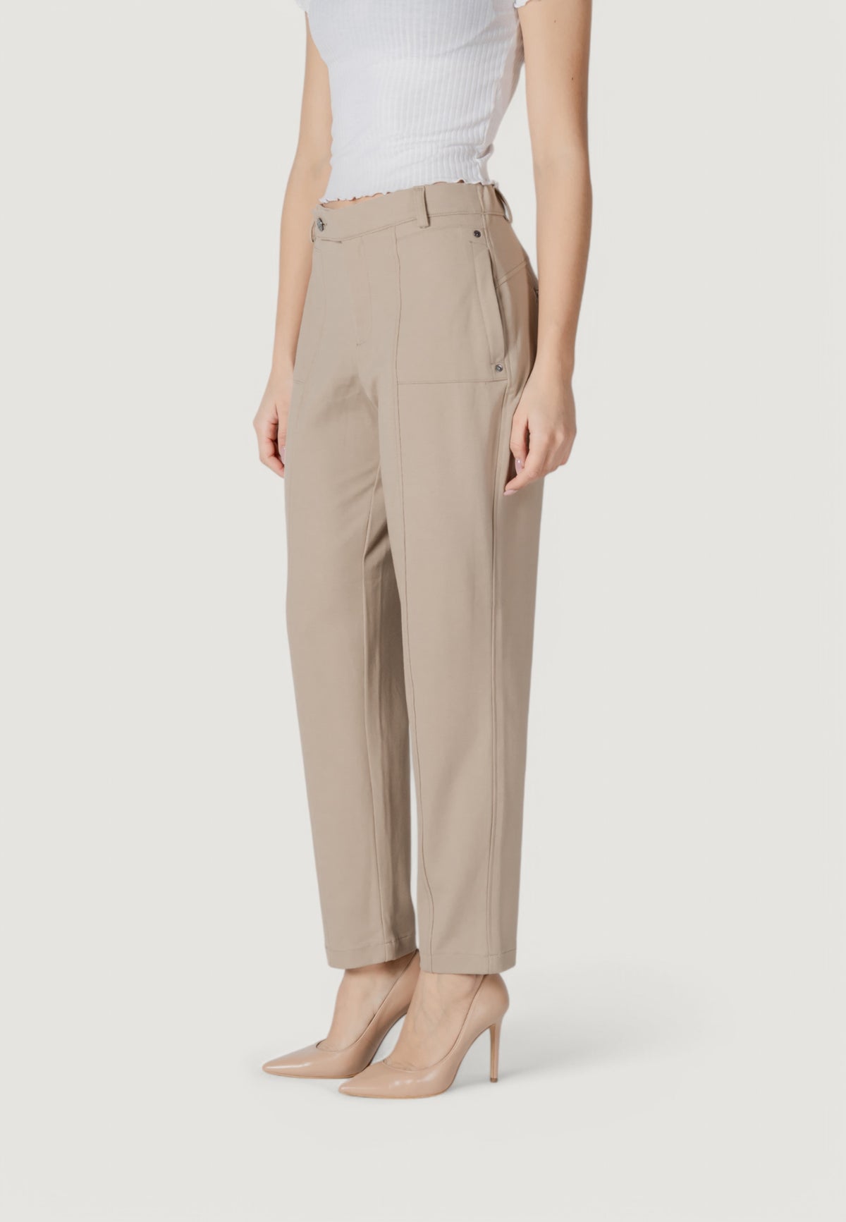 Pantaloni regular Street One Tapered Leg Punto di Roma