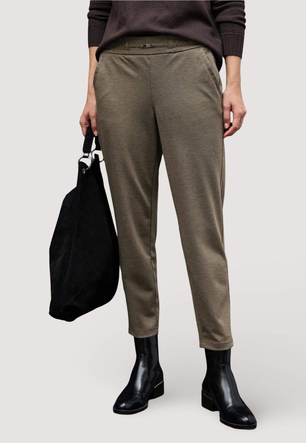 Pantaloni regular Street One LTD_QR_Bonny Buckle Piquee