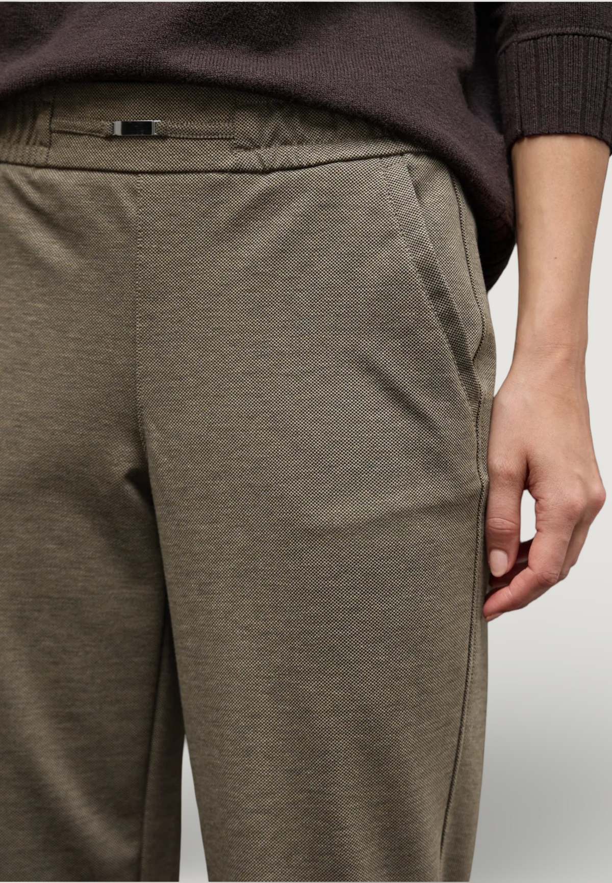 Pantaloni regular Street One LTD_QR_Bonny Buckle Piquee