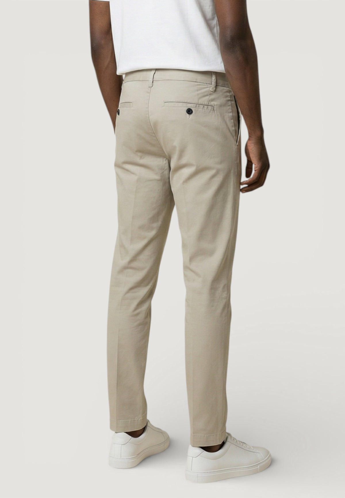Pantaloni slim Antony Morato MARK SLIM FIT WITH LOGOED RUBBER FLAG