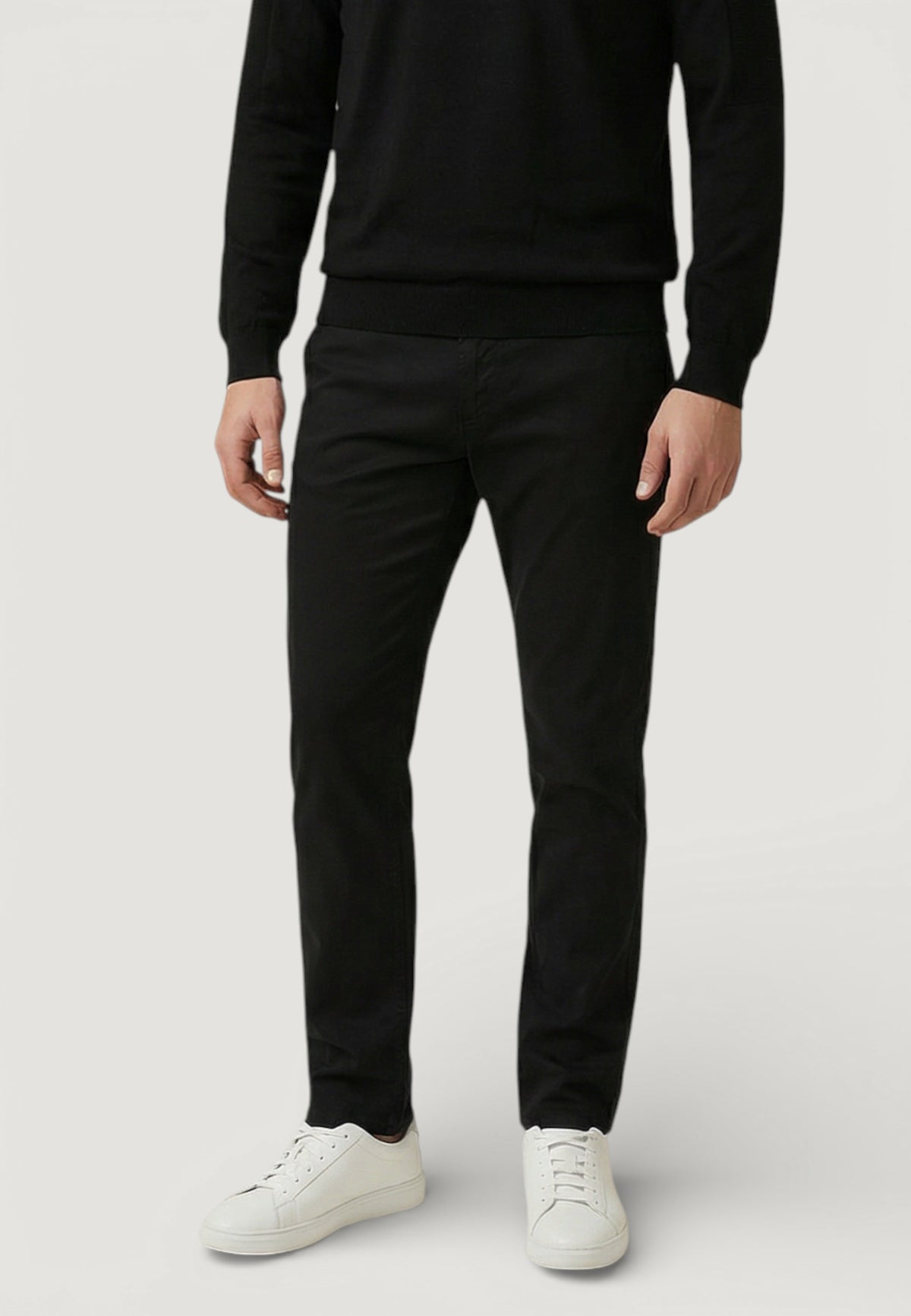 Pantaloni slim Antony Morato MARK SLIM FIT WITH LOGOED RUBBER FLAG