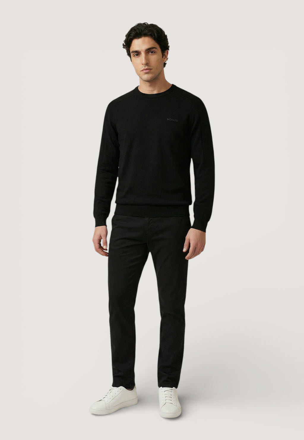 Pantaloni slim Antony Morato MARK SLIM FIT WITH LOGOED RUBBER FLAG