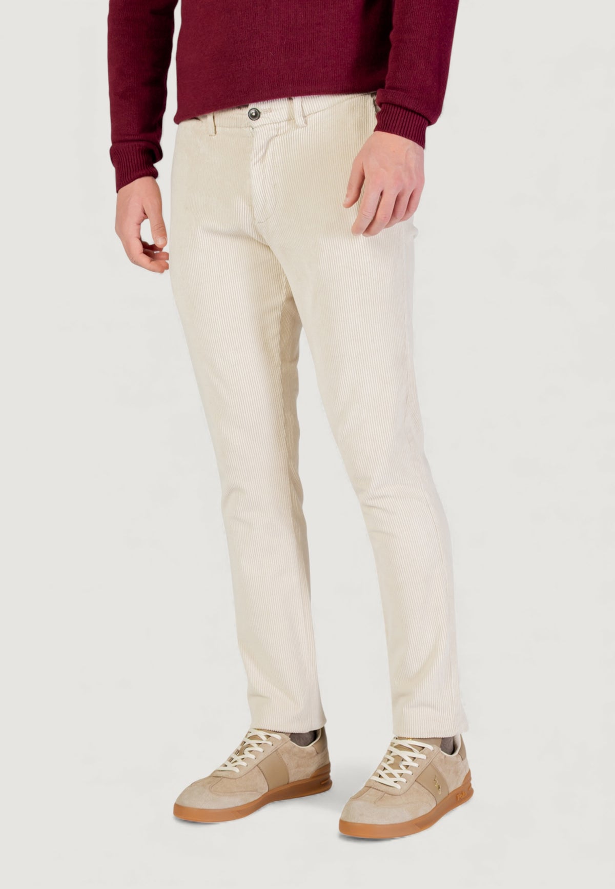 Pantaloni regular / comfort Borghese Velluto - Regular Fit