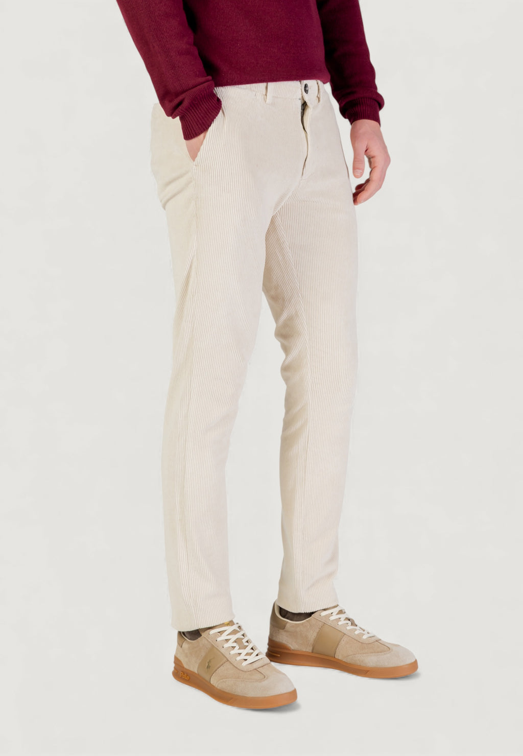 Pantaloni regular / comfort Borghese Velluto - Regular Fit