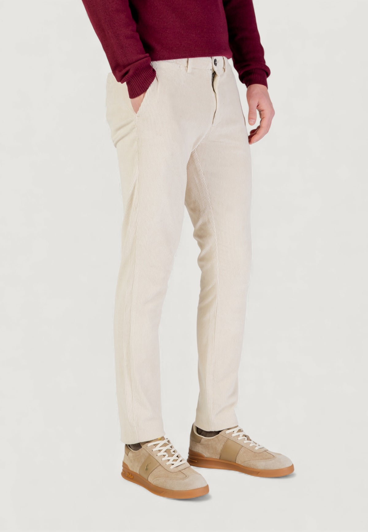 Pantaloni regular / comfort Borghese Velluto - Regular Fit