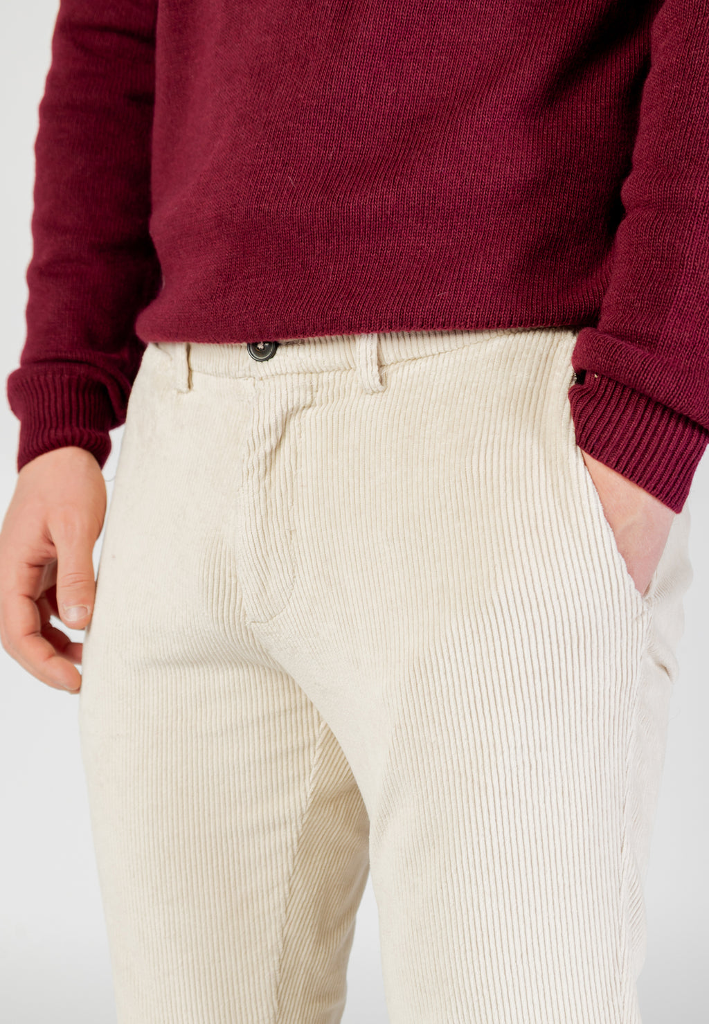 Pantaloni regular / comfort Borghese Velluto - Regular Fit