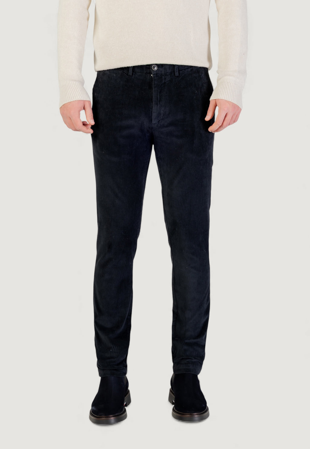 Pantaloni regular / comfort Borghese Velluto - Regular Fit