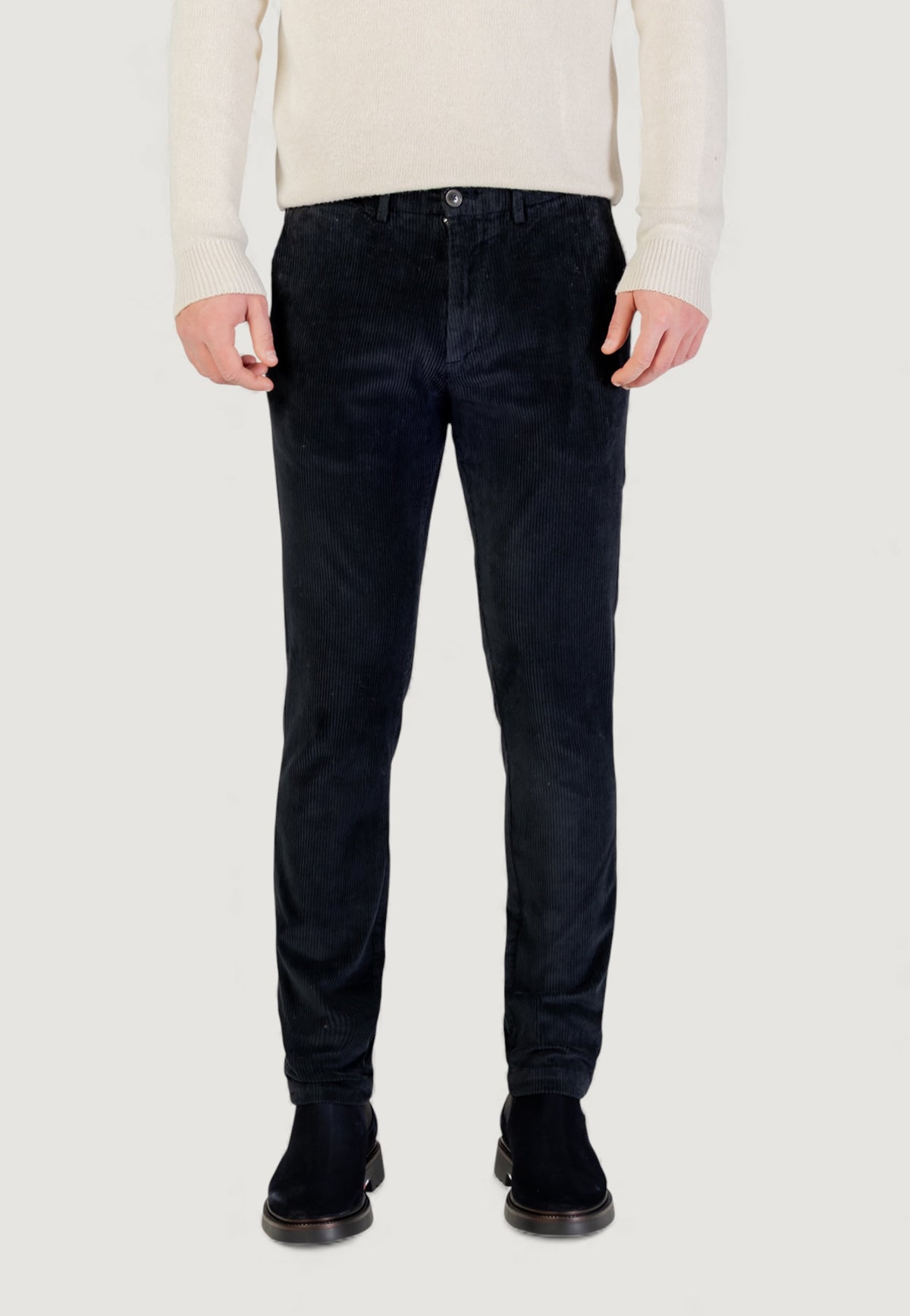 Pantaloni regular / comfort Borghese Velluto - Regular Fit
